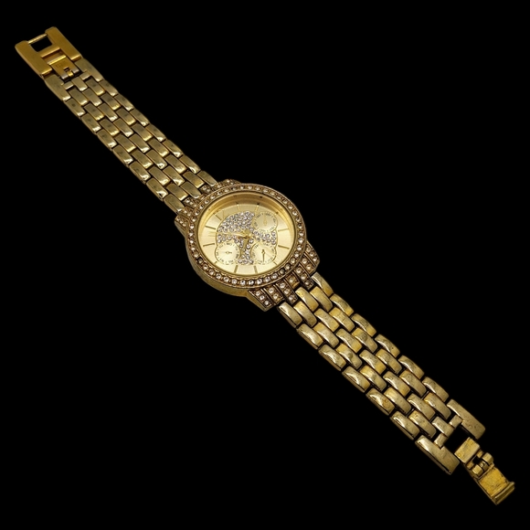 Avon Accessories - Avon Women's Gold Tone  Watch with Rhinestones